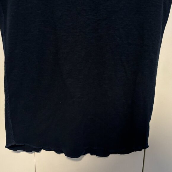 Wings + Horns Blue Short Sleeve Henley Tee - Small - Picture 5 of 7